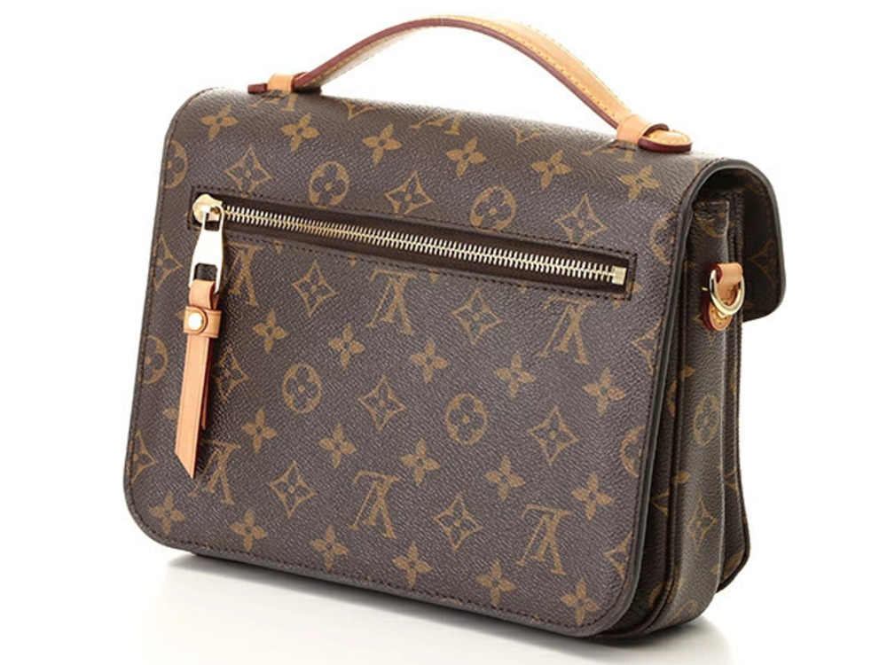 Louis Vuitton Bag Metis Pochette Monogram Shoulder HU Brown